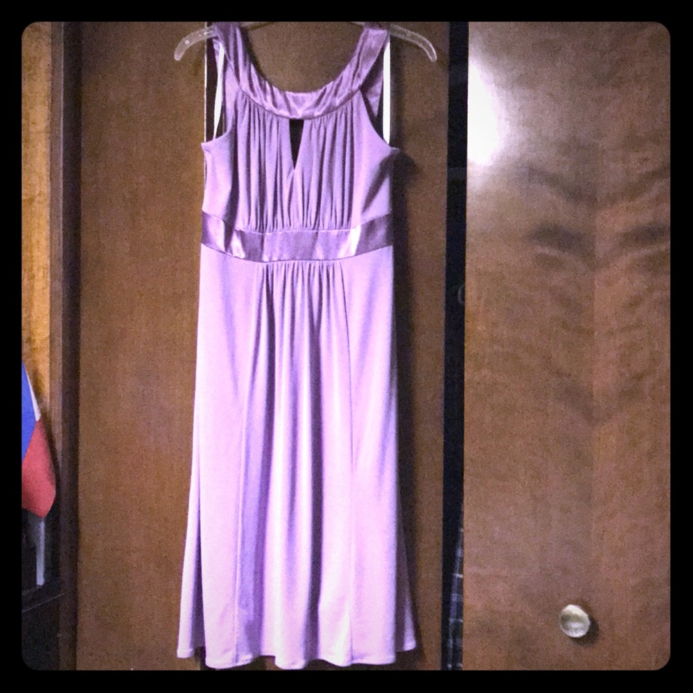 Bridesmaid short sleeves dress